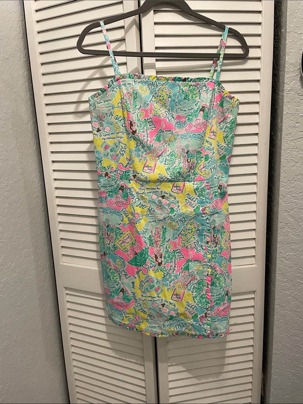 Lilly Pulitzer Pink Label Multicolor Strap Dress